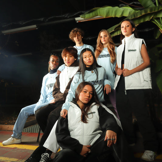 TYHYLE Logo Longsleeve Blue