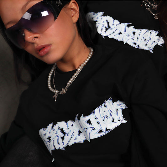 TYHYLE Logo Longsleeve Black