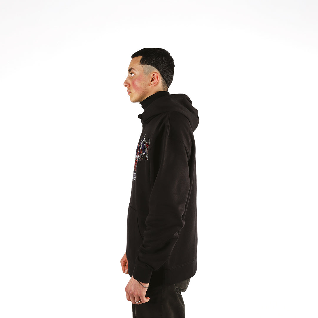 VAMP RHINESTONES HOODIE