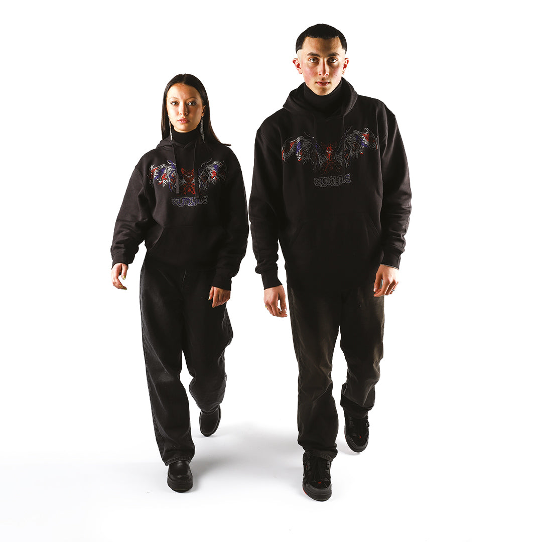 VAMP RHINESTONES HOODIE