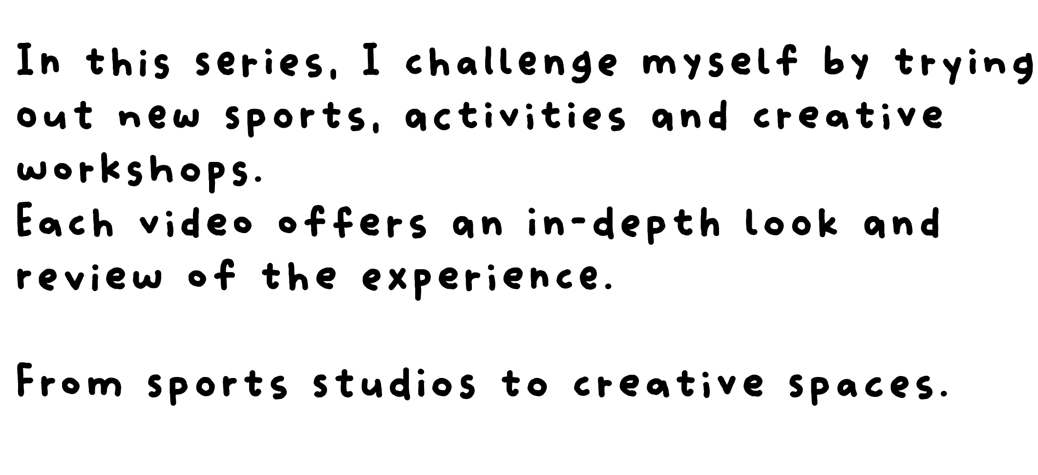 Let's try description