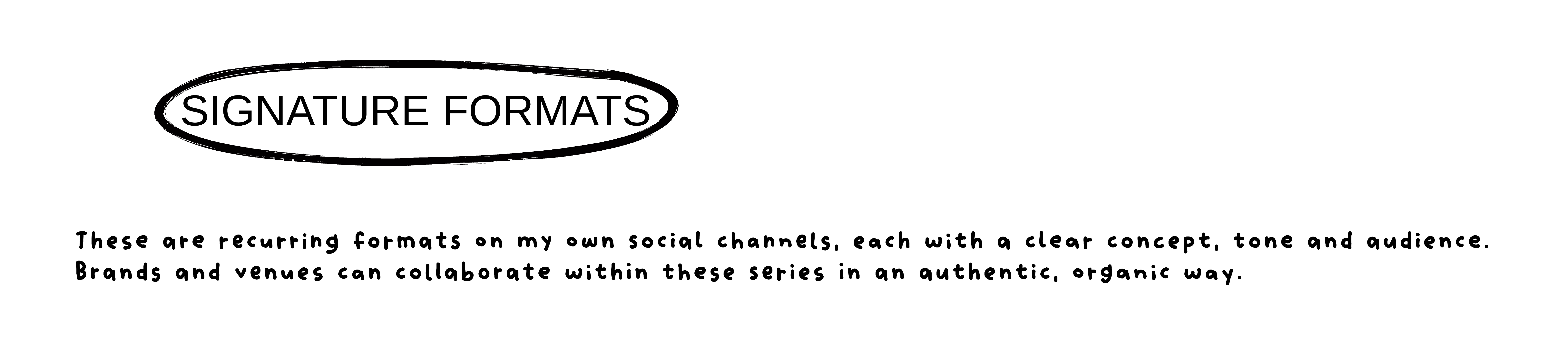 Signature formats intro