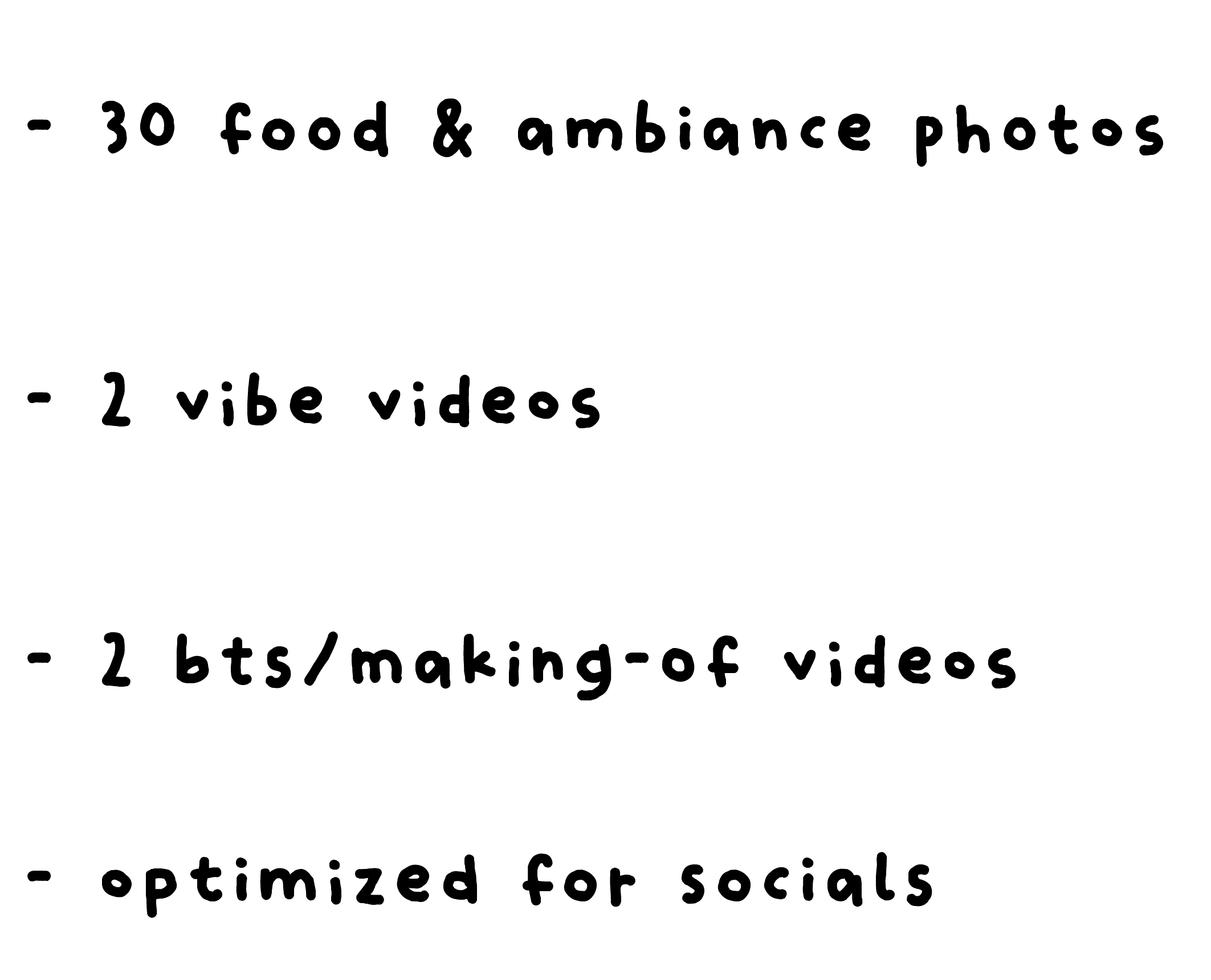 Signature package details