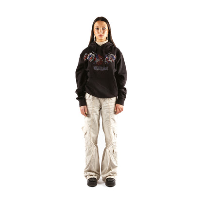 VAMP RHINESTONES HOODIE