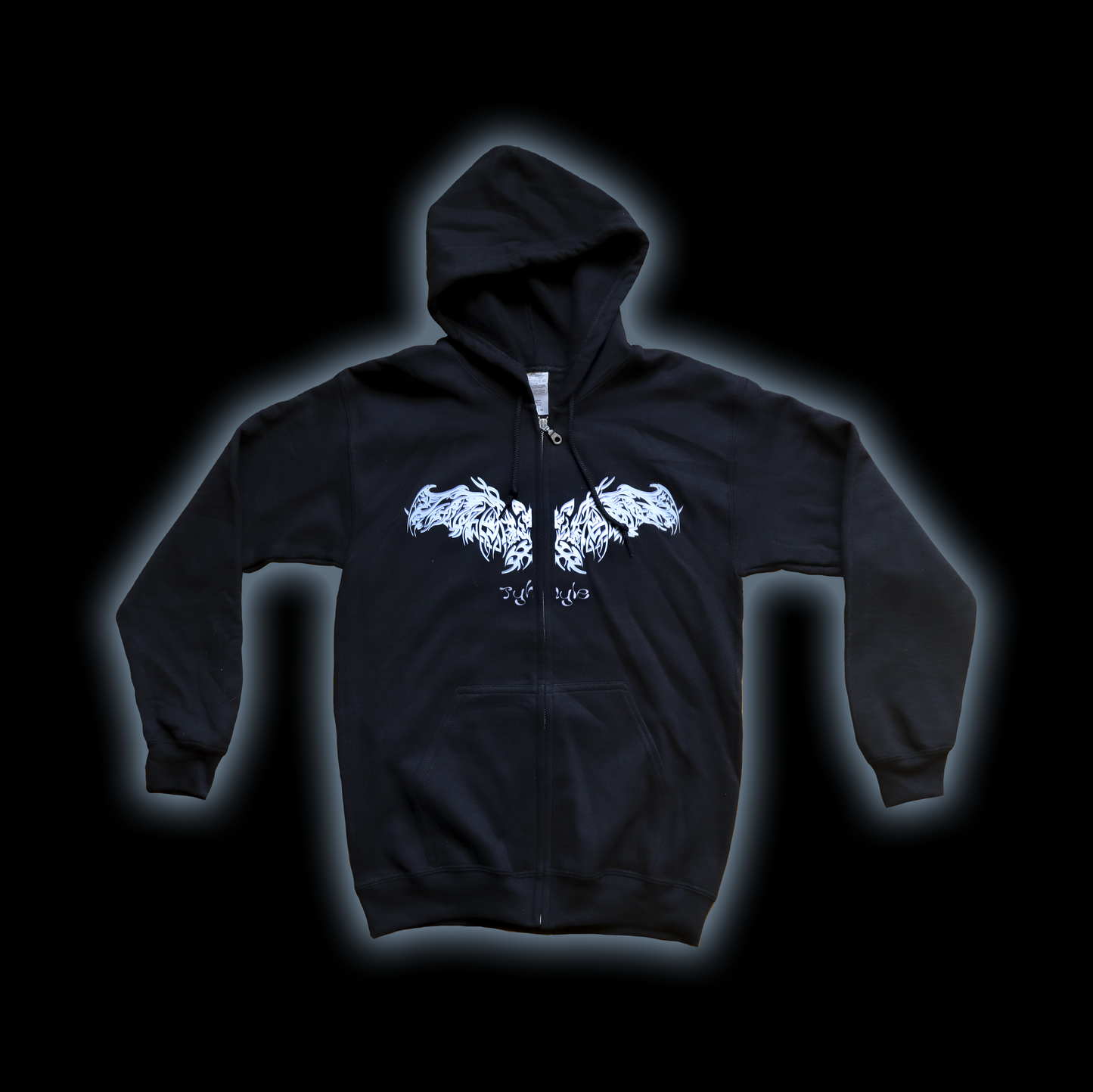 TYHYLE VAMP Zipper Hoodie Black